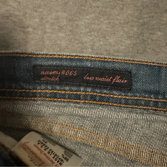 Citizens of humanity Naomi low waist flare stretch jeans size 27 - Picture 9 of 11
